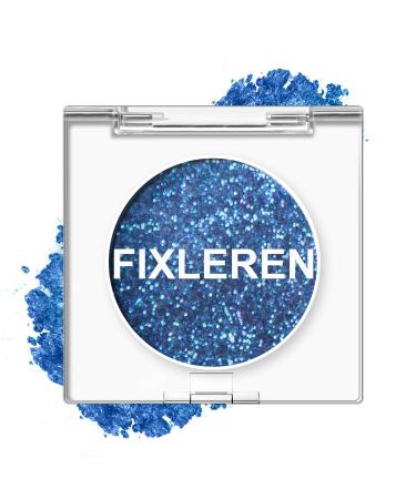 Fixleren Chameleon Glitter Eyeshadow Palette High Shine Eyeshadow Long Lasting Metallic Color Holographic Glitter Multi-Color Eyeshadow. (Purple)