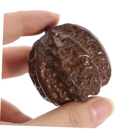 Stobok Wenwan Handle Wood Carvings - Vintage Chinese Gymnastics Balls & Peach Core Figurines | 4x4x4cm - Buy Online on GoSupps.com