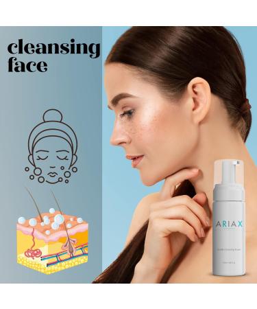 AriaX Premium Gentle Cleansing Foam 5 oz - Best International Shipping | Gentle Cleanser for All Skin Types - Buy Online on GoSupps.com