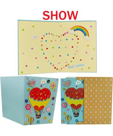 SHUSAY 6 Pcs Card Making Kits for Kids - DIY Handmade Greeting Thank You Cards - Multicolor Supplies - Buy Online on GoSupps.com