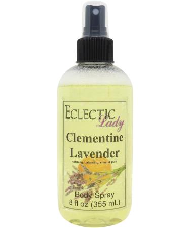 Clementine Lavender Body Spray 16 ounces Body Mist for Women with Clean Light & Gentle Fragrance Long Lasting Perfume with Comforting Scent for Men & Women Cologne with Soft Subtle Aroma For 16 Fluid Ounces
