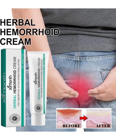 Hemorrhoid Cream Herbal Hemorrhoids Cream Relieves Anus Swelling And Pain for Men and Women 20 ml (2 Pieces) 2 Pieces. - Buy Online on GoSupps.com
