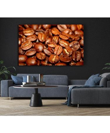 Roasted Coffee Beans Canvas Print Wall Art - Large 26 x 40 Inches - Buy Online on GoSupps.com