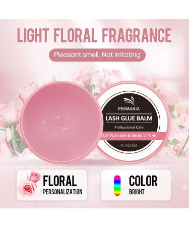 PERMANIA Lash Lift Glue Adhesive - Strong Viscosity and Water Solubility - 2023 New Eyelash Lifting Balm 0.71oz/20g - Rose Color - Ideal for Eyelash Perm Kit - Buy Online on GoSupps.com
