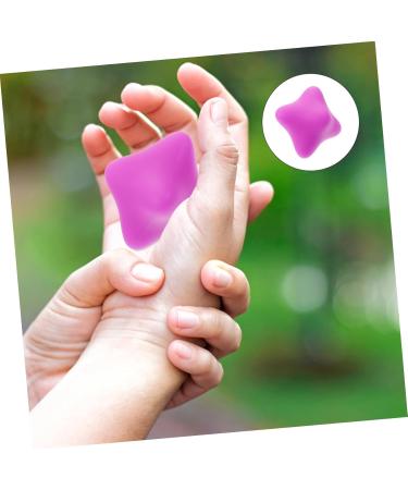 Buy Toddmomy Rubber Handball - Finger Handle Weighted Lacrosse Trainer for Improved Coordination - 5.8cm Gel Violet Japan Fitness - Buy Online on GoSupps.com