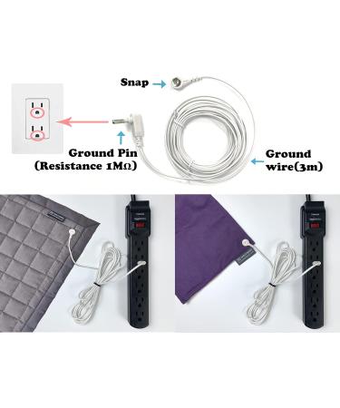 Grounding Multi Pad - Silver Bamboo Fabric 24x12 Inch | International Shipping Available - Buy Online on GoSupps.com