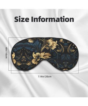 Damask Pattern Sleep Eye Mask | Soft Comfort Travel Eye Shade for Yoga & Shift Work - Buy Online on GoSupps.com