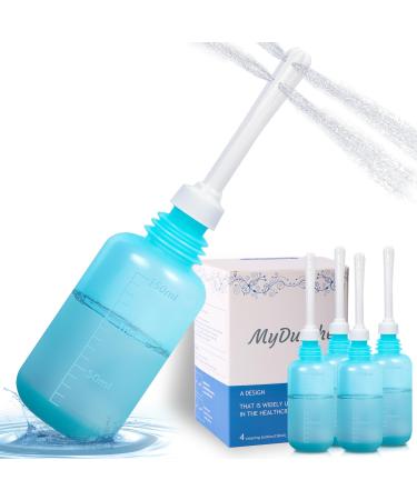 Po shower portable bidet shower - Anal shower for man podusche blue intimate shower puerperium for woman enema for colon cleansing 4 set vaginal shower 150ml