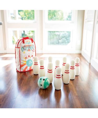 MindWare Oh So Fun! Deluxe Foam Bowling Set for Kids Ages 3 & Up - Buy Online on GoSupps.com