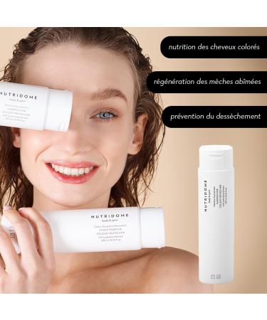 Nutridome | Shampoo for colored hair | For fine and delicate hair | Professional care | Regenerating | Nourishing | Protects color | Hydrolyzed keratin | Cherry extract | 250 ml - Buy Online on GoSupps.com