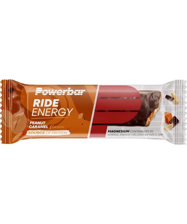 Powerbar Ride Energy Peanut-Caramel 18x55g - Carbohydrate Protein Bar with Magnesium for Energy Boost - Buy Online on GoSupps.com