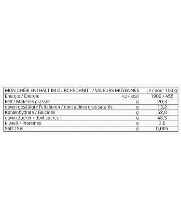  Ferrero Ferrero Mon Ch ri 315g - Pack of 8 (240 pieces total) - Buy Online on GoSupps.com