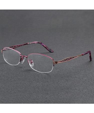Bafafa Photochrome Reading glasses glare protection/eye load filter reading glasses UV radiation for women and men light artistic HD glasses (color: purple size: +1.5) +1.5 purple