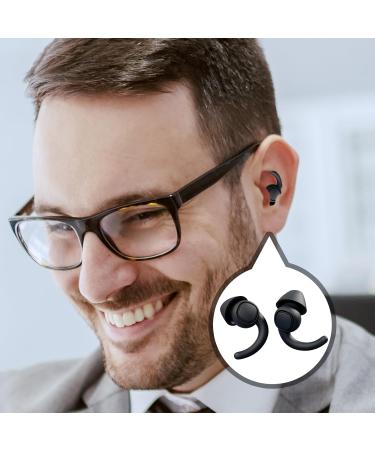 Comfortable Ear Plugs for Sleeping Noise Cancelling Ear Plugs for Sleeping | Calm Ear Plugs with Storage Box Hearing Protection for Snoring and Work Dtt Black - Buy Online on GoSupps.com