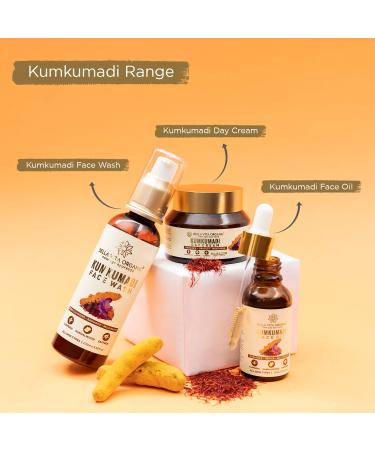 Bella Vita Organic Kumkumadi Face Glow Oil - 30ml | For Dry to Normal Skin | Sandalwood, Saffron, Turmeric, Sesame Oil | Soothes and Moisturizes - Buy Online on GoSupps.com