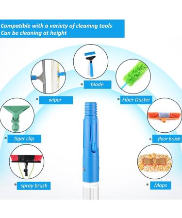 Window Cleaning Pole Water Fed Telescopic Brush Extendable Cleaner Conservatory Roof Suitable for Photovoltaic Panel Cleaning Trucks Roof Cleaning Tools Window Cleaner Kit 3Rod length35head 35head 3Rod length - Buy Online on GoSupps.com