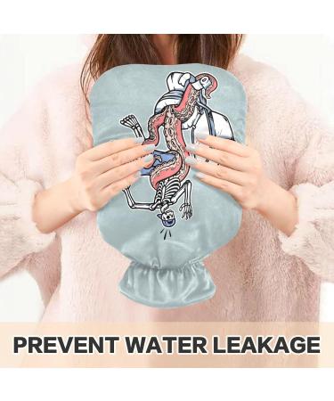 Buy Naanle Skull Octopus Heat Bottle - 1L Transparent Hot Water Bottle | Hand and Foot Warmer for Pain Relief & Cold Therapy - International Shipping Available - Buy Online on GoSupps.com
