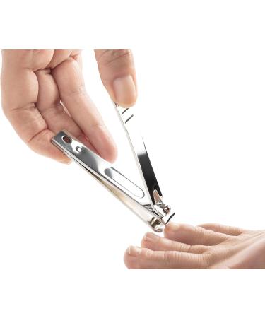 Premium REMOS 8cm Finger & Toenail Clippers - Durable Straight Blade Made of Hardened Steel for Precision Grooming | International Shipping Available - Buy Online on GoSupps.com