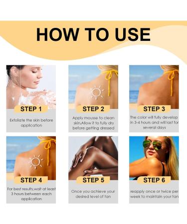Buy Tanning Lotion & Accelerator Cream | Fast Natural Indoor & Outdoor Tanning for Men & Women | Premium Sunbed Mousse & Cream with Natural Ingredients - Buy Online on GoSupps.com