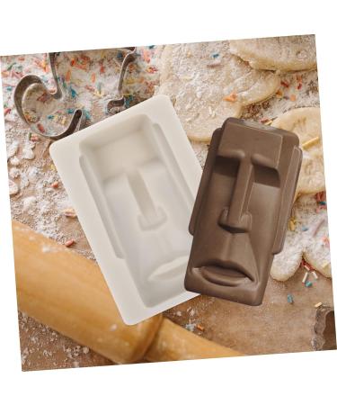 Alipis Moai Stone Statue Mold Easter Island Candy Silica Gel 7.5X5X2CM As Shown 3 - Buy Online on GoSupps.com