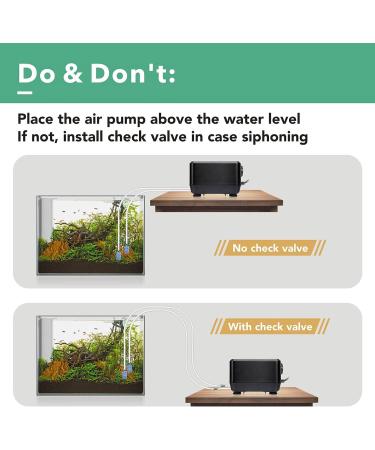 Buy Hygger Quietest Aquarium Air Pump - Adjustable 2 Air Outlets 5W/10W Ultra Quiet Aerator for Optimal Oxygen Supply - Buy Online on GoSupps.com