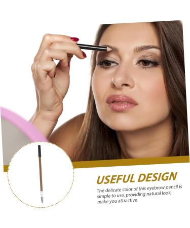 HAPINARY Pencil Brow Pen Makeup Brow Pencil Wood Brow Pencil Brow Pencil for Women Wooden Coffee 1 count (Pack of 1) Coffee - Buy Online on GoSupps.com
