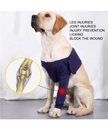 Dog Elbow Brace Dog Elbow Protector Highly Elastic Breathable Canine Protector Pads Knee Brace Dog Leg Braces Carpal Support Elbow Protector for Wound Wrapping (XL) - Buy Online on GoSupps.com