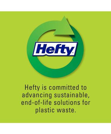 Hefty Ultra Strong Tall Kitchen Trash Bags, Blackout, Clean Burst, 13 Gallon,  80 Count