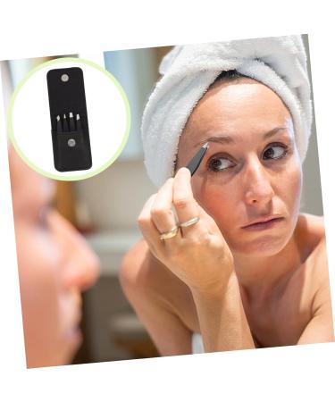 Minkissy 32-Piece Mini Eye Brow Clip Manicure Kit - Metal Eyebrow Clamp & Tweezers for Facial Hair - Spa Utensils - Miss-Free Steel - Perfect for Women - Buy Online on GoSupps.com