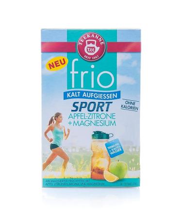 Teekanne Frio Sport Apple-Lemon-Magnesium Tea - Pack of 3 (54 Tea Bags) | Energizing Herbal Blend for Active Lifestyles - Buy Online on GoSupps.com