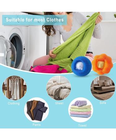 4 Pack Pet Hair Remover for Laundry Laundry Balls Hair Catcher Washing Machine Lint Remover Reusable - Pet Fur Laundry Catcher Hair Remover for Laundry Clothes Bedding - Buy Online on GoSupps.com
