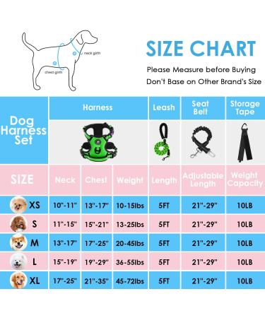 Buy Nestroad Green Dog Harness for Small Dogs - Anti-Train Cuddly Chest Harness (Size S) - Neck 28-38cm Chest 38-53cm - Reflex Strip Design - Buy Online on GoSupps.com