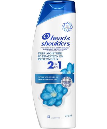 Head & Shoulders Deep Moisture 2-in-1 Anti-Dandruff Shampoo + Conditioner 370 mL - Buy Online on GoSupps.com