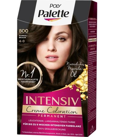 handle POLY PALETTE Intensive cream Coloration 40800 dark brown level 3 4 x 115 ml permanent coloring for up to 8 weeks of intensive color brilliance and 100 gray coverage 115 ml 4er Pack - Buy Online on GoSupps.com