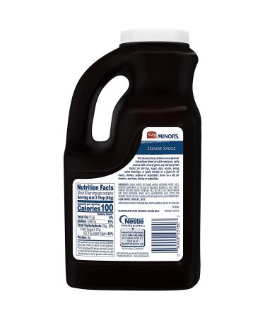 Minor's Sesame Sauce 5 lb 10 oz Bottle - Spicy Asian Flavor for Dips & Dressings - Buy Online on GoSupps.com