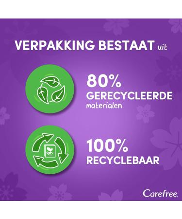 Carefree Plus Long Panty Liners - Extra Long Perfume-Free Superior Absorption (40 Pack) | Size L - Buy Online on GoSupps.com