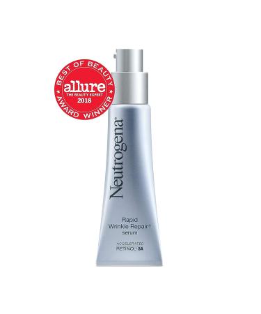 Neutrogena Rapid Wrinkle Repair Retinol Serum with Hyaluronic Acid & Glycerin | Anti-Aging Facial Serum 1 fl. oz - Buy Online on GoSupps.com