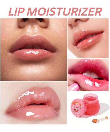 TBeautfave Lip Sleeping Mask Strawberry Lip Mask Overnight Aloe Vera Lip Balm Lip Moisturiser Nourishing for Dry Chapped Peel Cracked Lips Lip Plumper Fades Lip Lines Lip Repair Strawberry+AloeVera - Buy Online on GoSupps.com