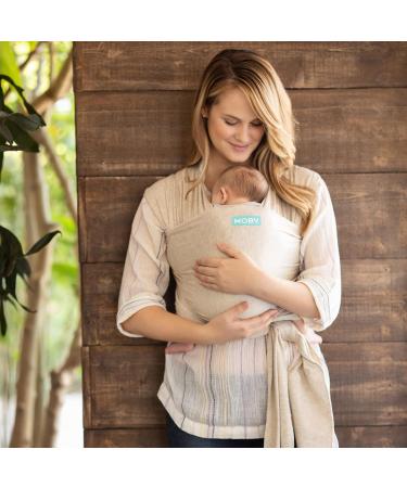 Moby Wrap Evolution Baby Carrier | #1 Baby Wrap for Newborns & Infants | Keeps Baby Safe & Secure | Adjustable for All Body Types | Almond - Buy Online on GoSupps.com