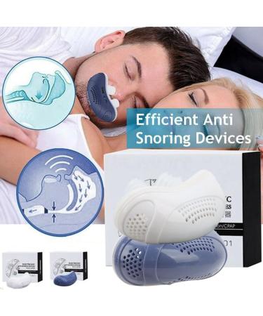 Electric Anti-Snoring Device for Comfortable Sleep - Travel Friendly (White) - Buy Online on GoSupps.com