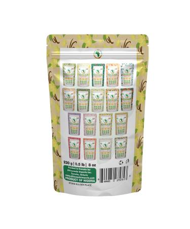 Authentic Raw Vanilla Butter - 100% Pure Organic Unrefined Butter for DIY Face Body & Hands - 0.5 LB Resealable Bag from Africa - Buy Online on GoSupps.com
