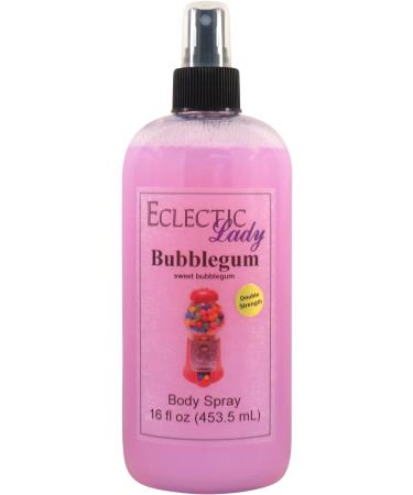 Bubblegum Body Spray (Double Strength) 16 ounces Body Mist for Women with Clean Light & Gentle Fragrance Long Lasting Perfume with Comforting Scent for Men & Women Cologne with Soft Subtle Aroma 16 Fluid Ounces (Double Strength)