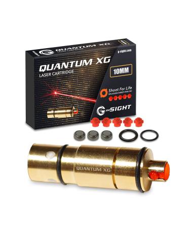 Quantum XG Dry Fire Laser Training Cartridge System by G-Sight Built in Snap Caps 9mm Laser Bullet USA Based QXG 10mm