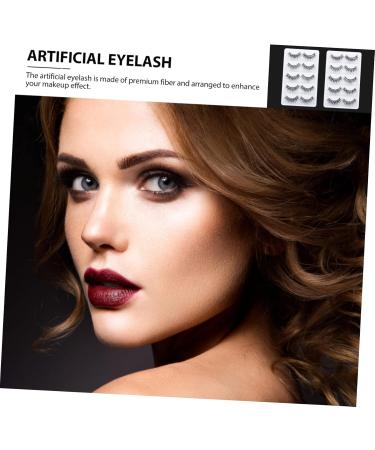 FRCOLOR 5 Pairs Eyelashes Faux Lashes Natural Look Natural Lashes Pestanas Postizas Naturales Faux Lashes Full Makeup Eyelash Cat Eyes Look False Lashes Accessories Dense Artificial Fiber - Buy Online on GoSupps.com