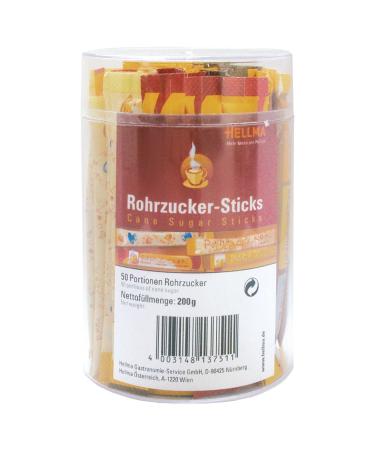 Hellma cane sugar sticks 50s 200 g (1 pack)