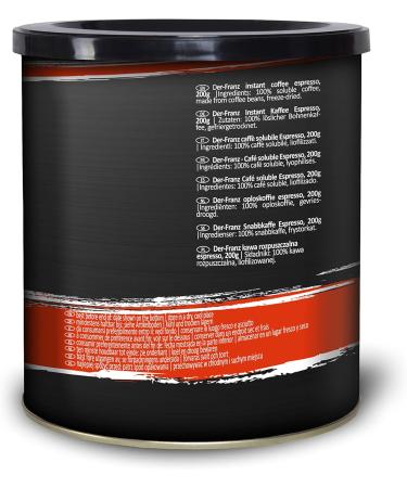 HS Trading DERFRANZ Espresso Instant Coffee 200 g Unflavored - Buy Online on GoSupps.com