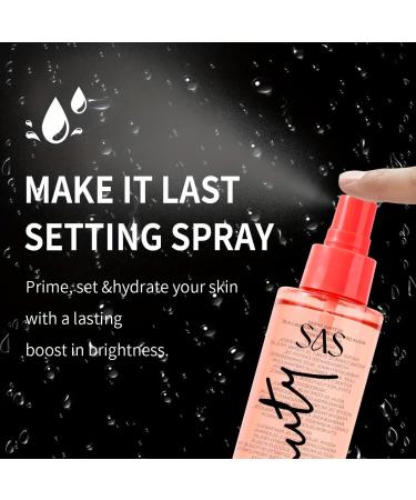 Waterproof Makeup Setting Spray - Long-lasting Smudge-proof & Transfer-resistant Finishing Spray | Oil-free Natural Finish - Buy Online on GoSupps.com