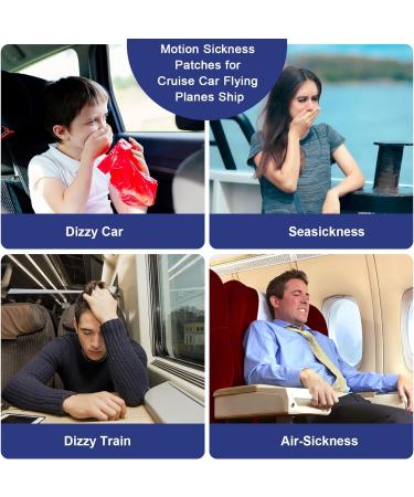 Motion Sickness Patches - Fast-Acting Nausea Relief for Travel - Natural Herbal Formula - Non-Drowsy - Waterproof - 10 Count - Cruise Essentials - Buy Online on GoSupps.com