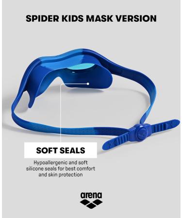 Buy Arena Spider Kids Mask - Anti-Fog Swimming Goggles for Children | UV Protection & Comfortable Fit - Buy Online on GoSupps.com