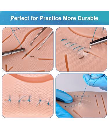 Ultrassist Upgraded Suture Pad for Medical and Vet Students - 3 Layers, 14 Wounds, Rip-Resistant Mesh - Ideal for Training Practice - Buy Online on GoSupps.com